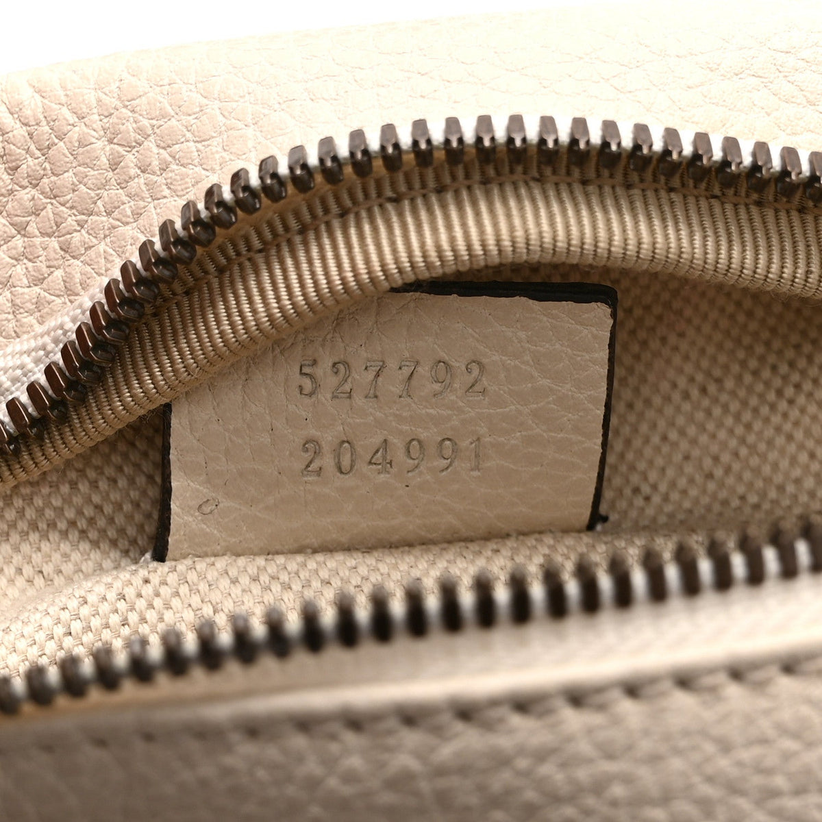 Grained Calfskin Small Logo Belt Bag White