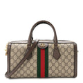 GG Supreme Monogram Web Medium Ophidia Boston Brown