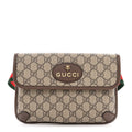 GG Supreme Monogram Neo Vintage Web Belt Bag Brown