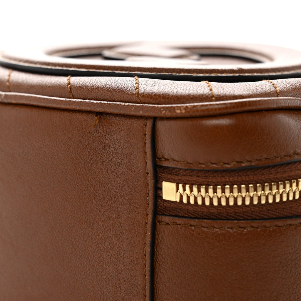 Sakai Be Green Calfskin Diagonal Stitched Blondie Top Handle Bag Cuir