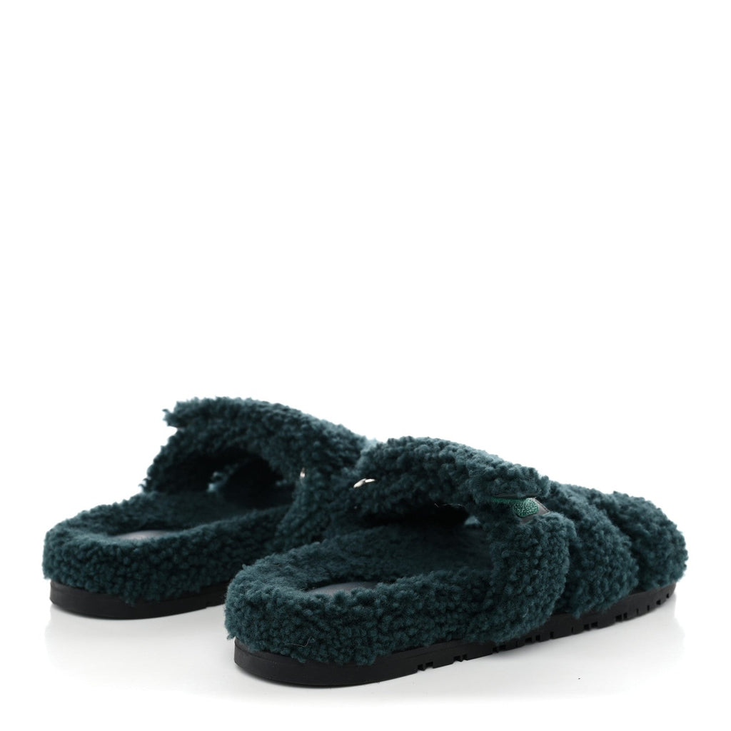 Woolskin Womens Chypre Sandals 38 Vert Anglais