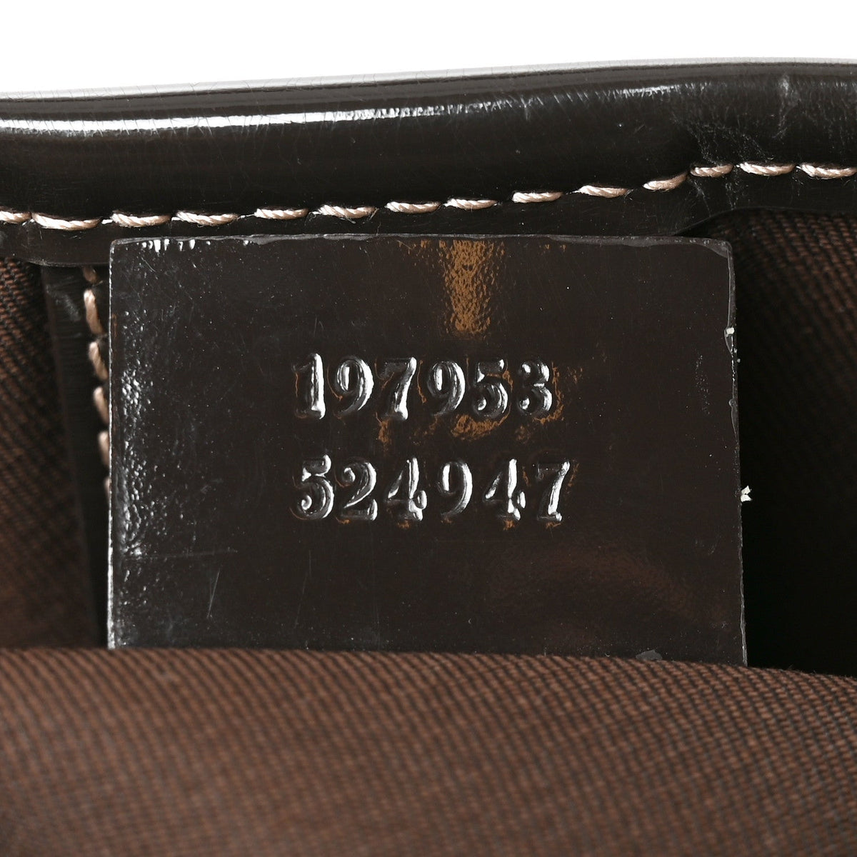 GG Plus Monogram Medium Joy Tote Dark Brown