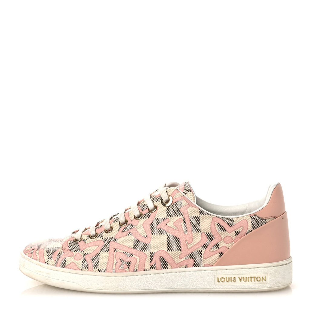 Damier Azur Tahitienne Bora Bora Sneakers 40 Rose Ballerine