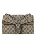 GG Supreme Monogram Small Dionysus Shoulder Bag Taupe Taupe