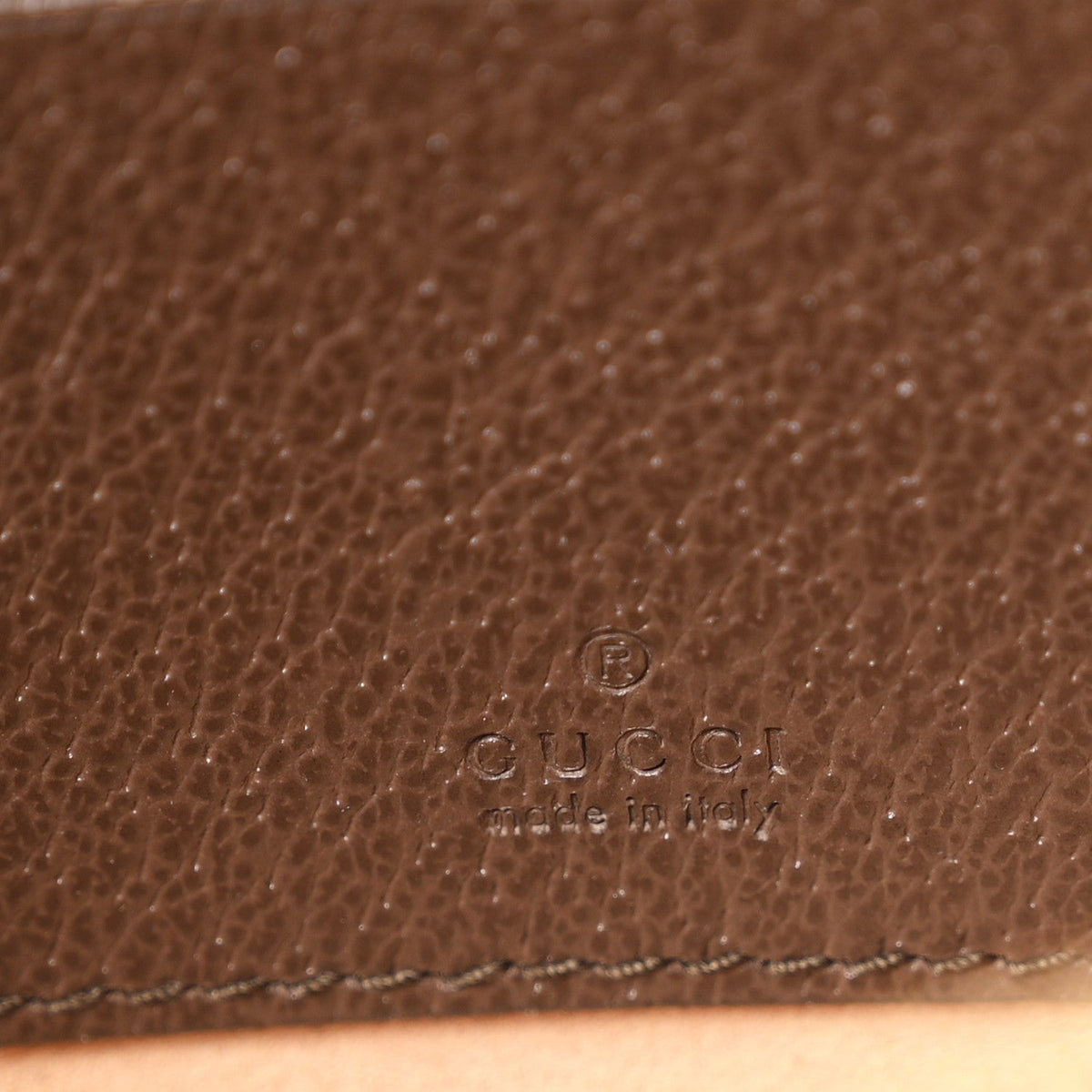 GG Supreme Monogram Textured Dollar Calfskin Web Ophidia Belt Bag 75 30 Beige Ebony New Acero
