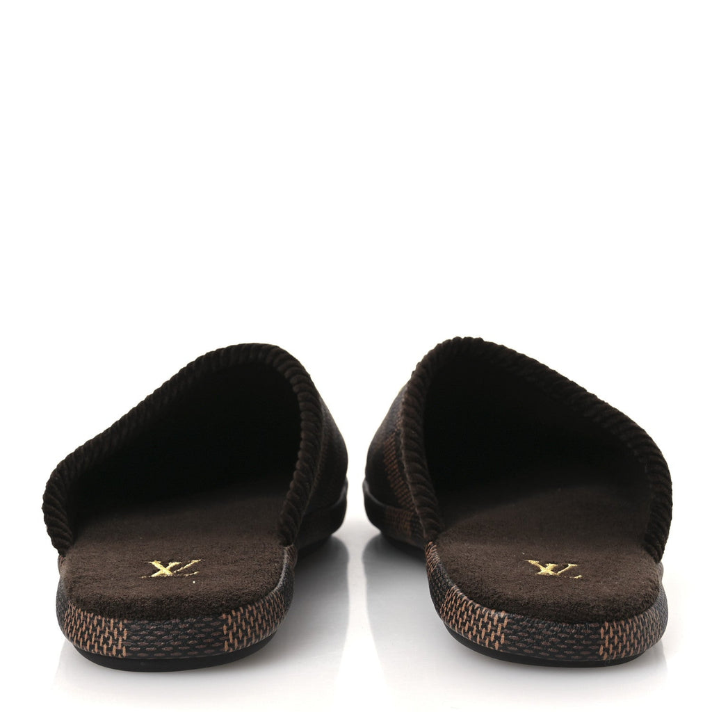 Damier Ebene Palace Slippers 8 Mocha