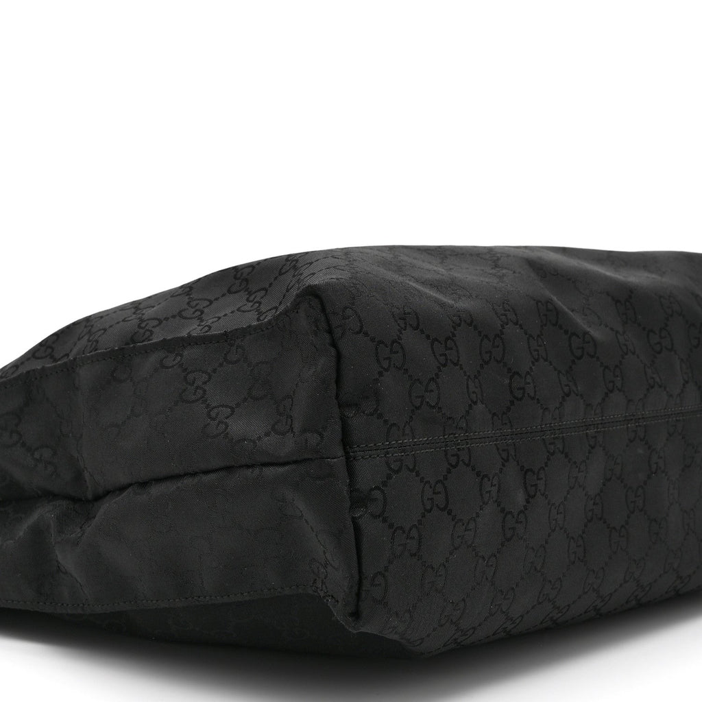 Nylon Monogram Tote Black