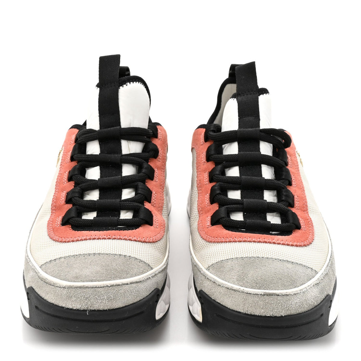 Fabric Suede CC Sneakers 39 White Light Grey Pink