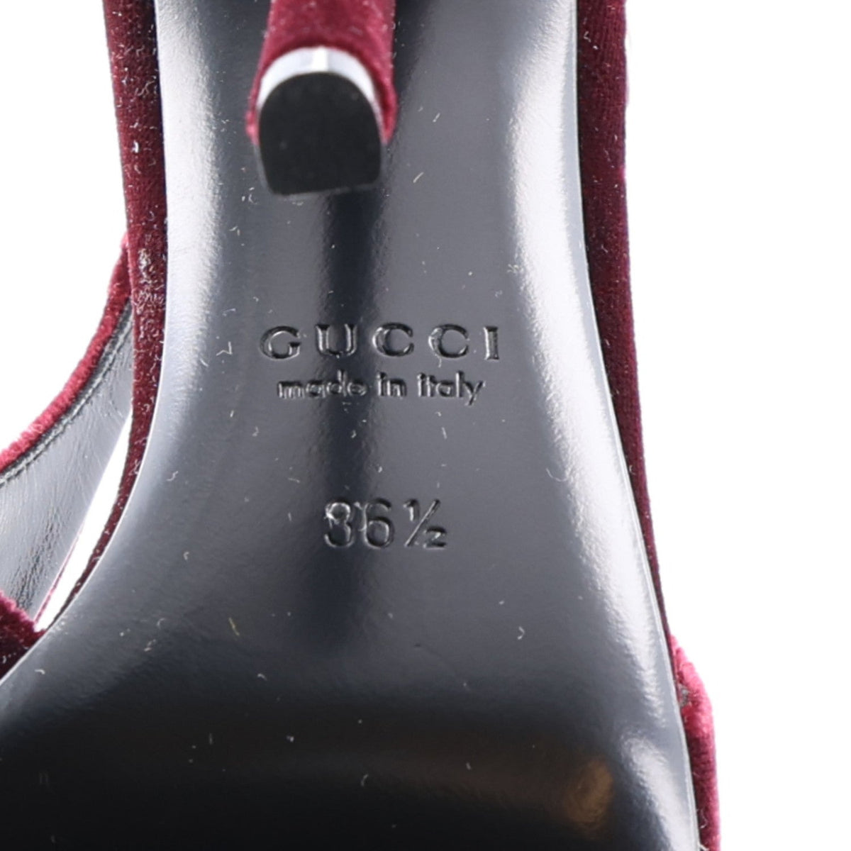 Velvet Crystal Nappa Charlotte Slingback Pumps 36.5 New Vineyard