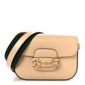 Azalea Calfskin Web Mini Horsebit 1955 Shoulder Bag Bubble Tea