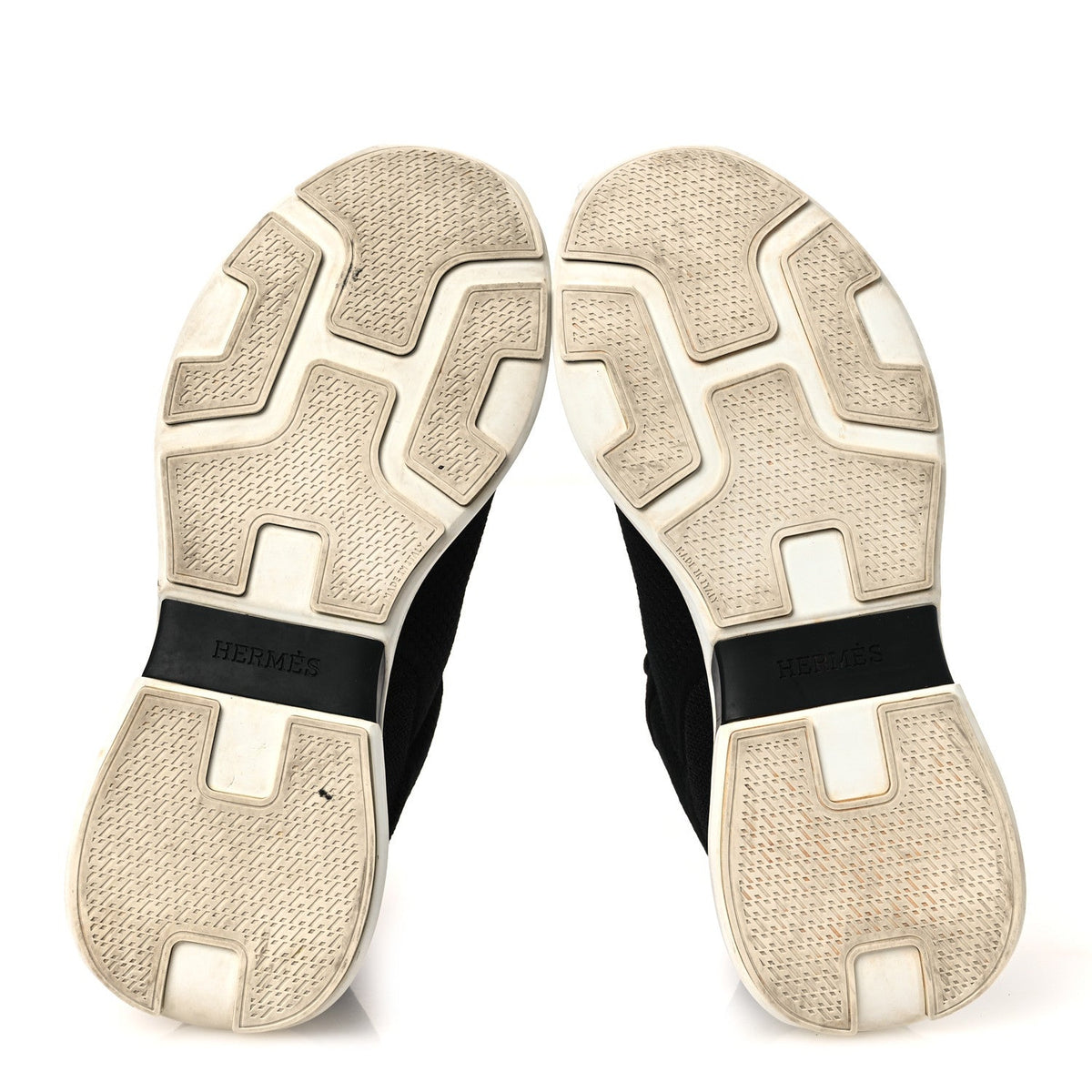 Technical Knit Suede Heros Sneakers 40 Black