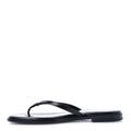 Goatskin CC Times Square Thong Sandals 37.5 Black