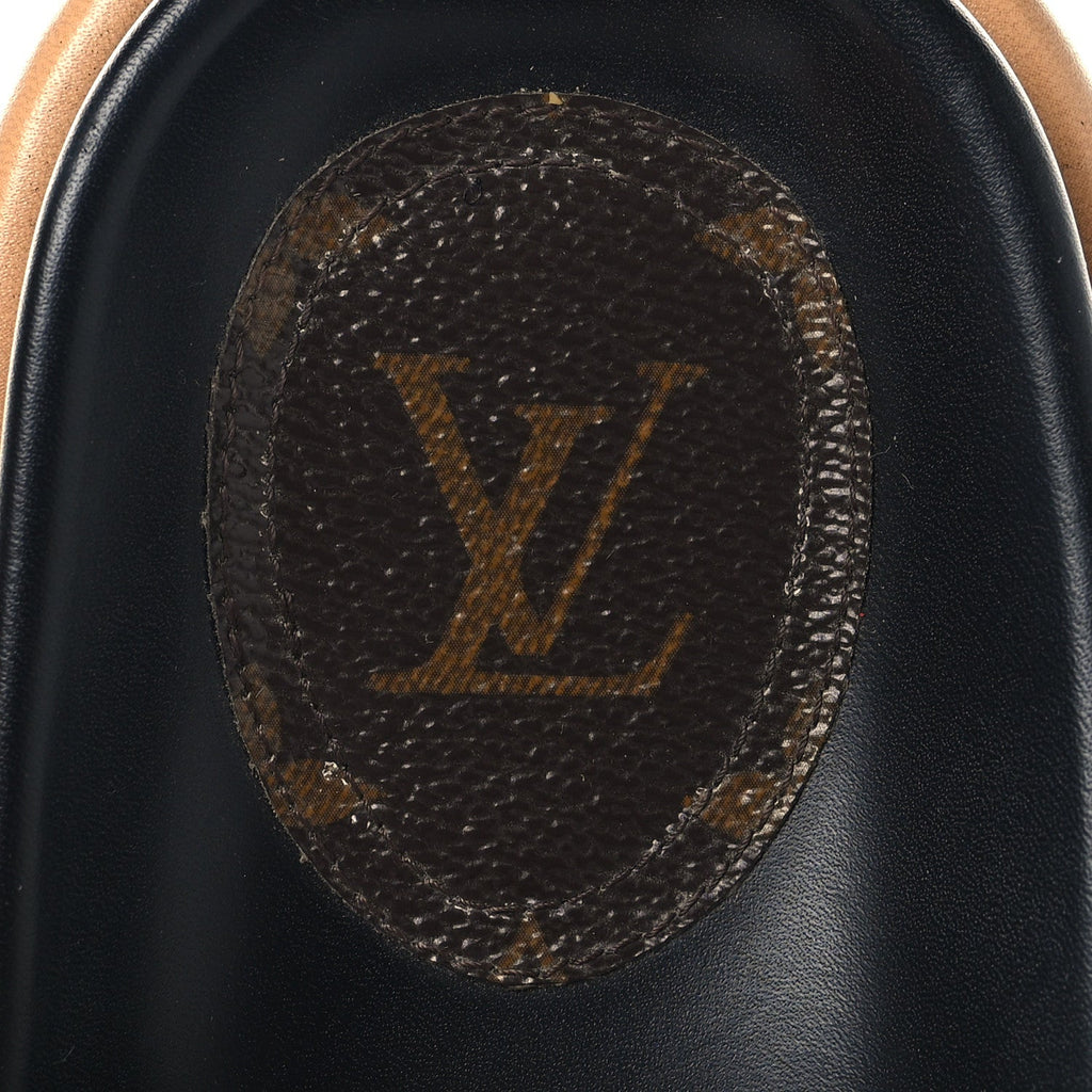 Nylon Monogram Pool Pillow Comfort Mule 40 Cacao Brown
