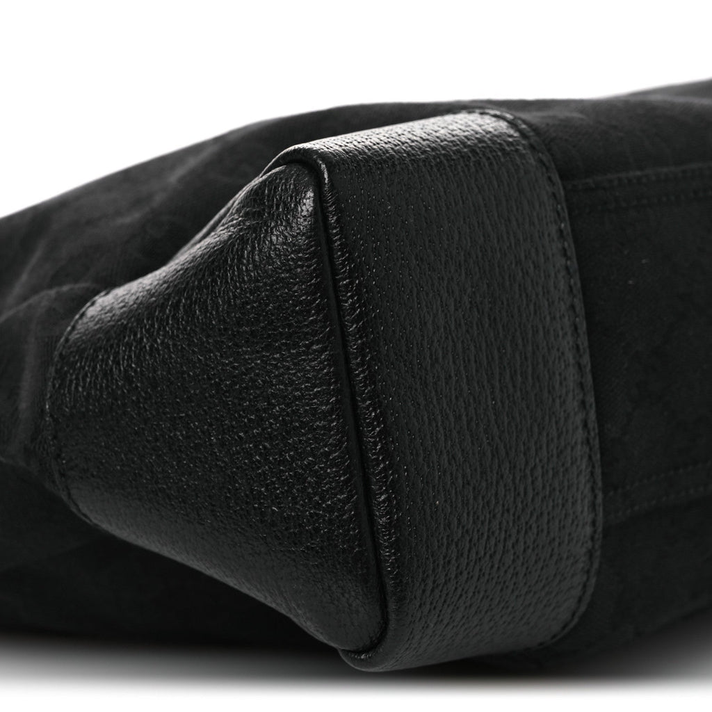 Monogram Flat Messenger Bag Black