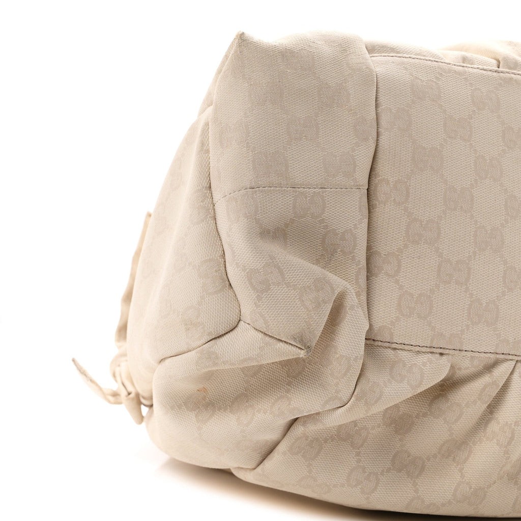 Monogram Medium Hysteria Tote  Off White