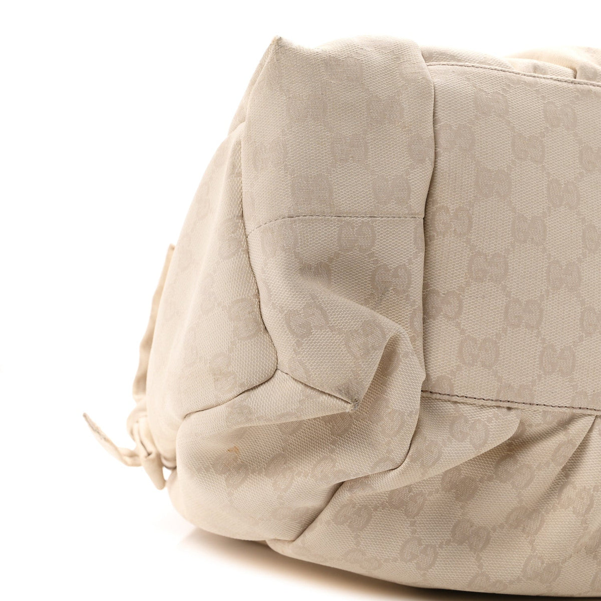 Monogram Medium Hysteria Tote  Off White