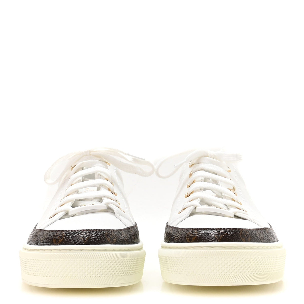 Monogram Womens Stellar Sneakers 39.5 White