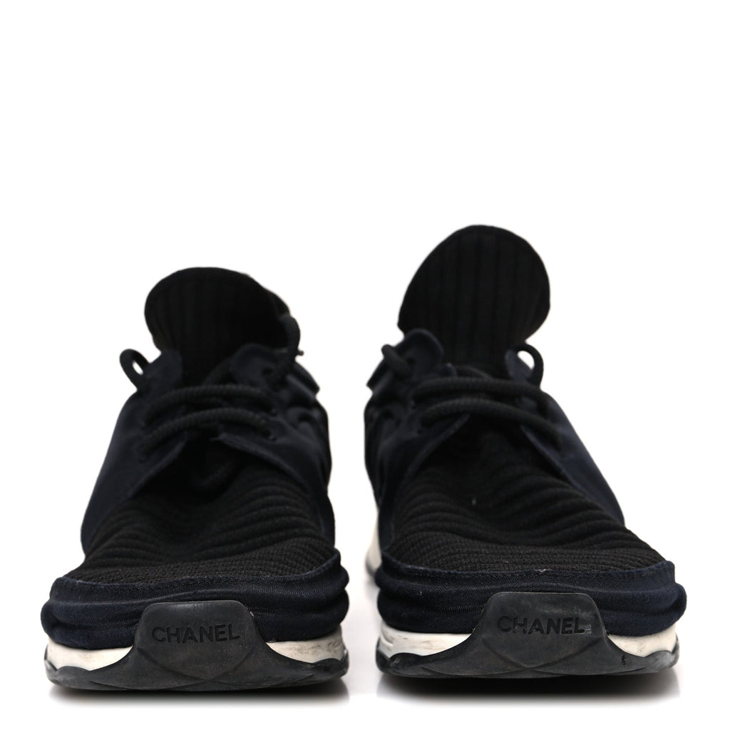 Stretch Fabric CC Sneakers 36 Black