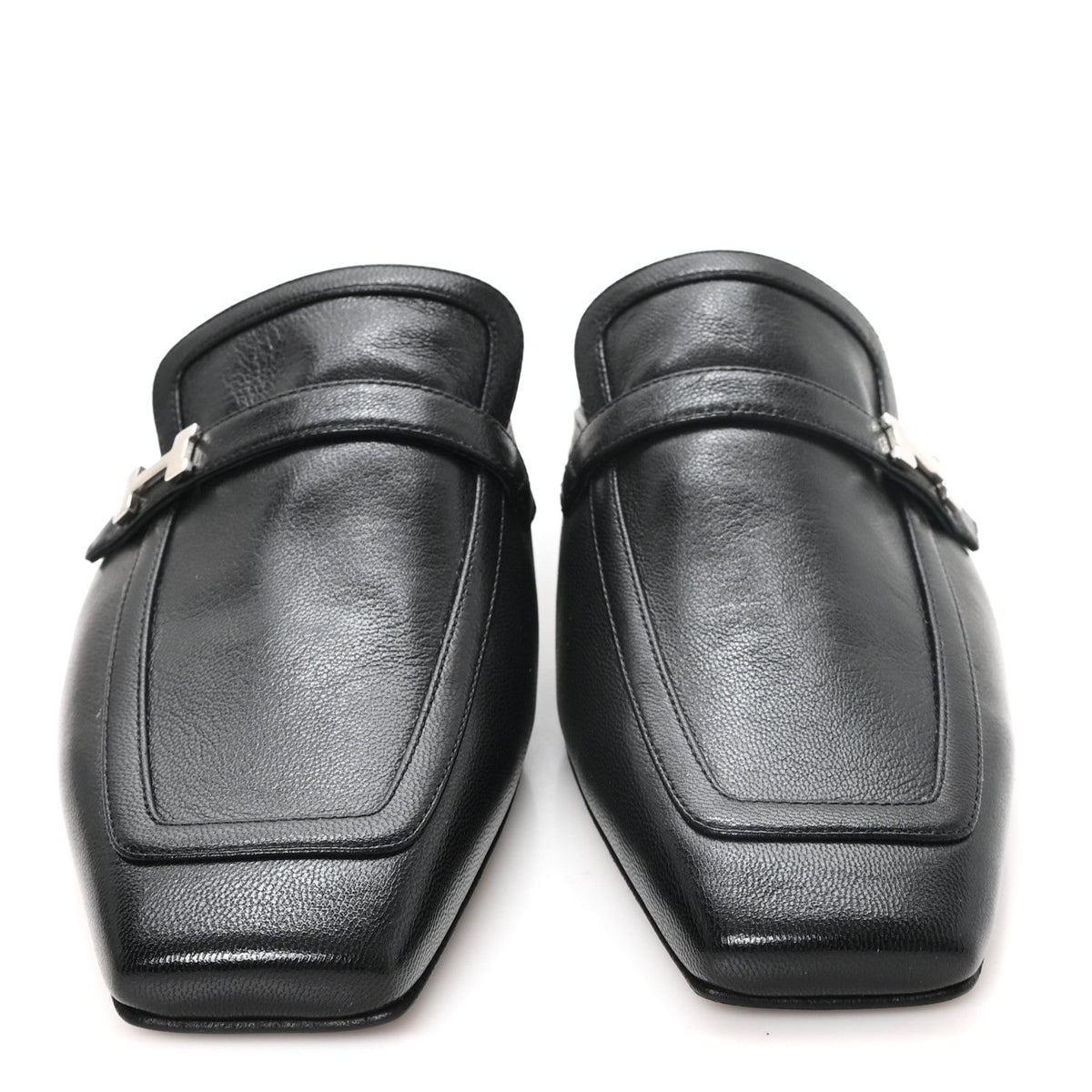 Goatskin Groupie Mules 37 Black