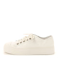 Lambskin Printed Logo Sneakers 40.5 White