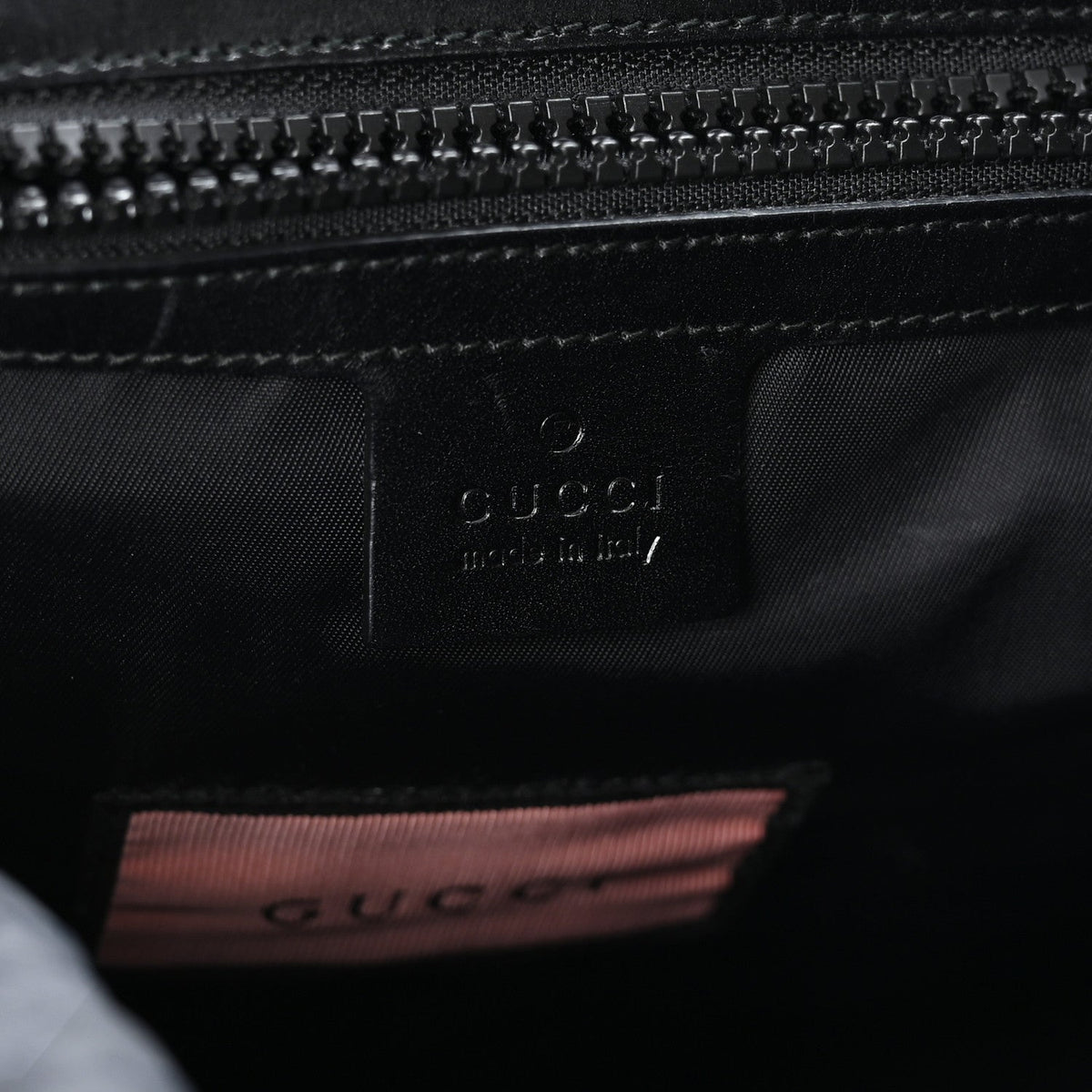 Techno Canvas GucciGhost Double Buckle Backpack Blue Agata Hibiscus Red
