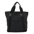 GG Monogram Medium Handle Vertical Tote Black