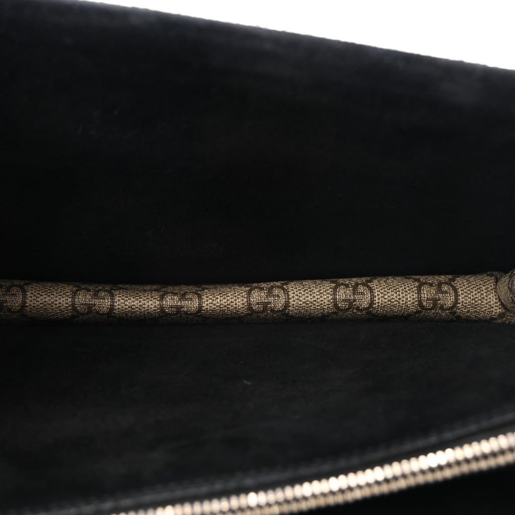 GG Supreme Monogram Small Dionysus Shoulder Bag Black