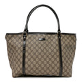 GG Plus Monogram Medium Joy Tote Dark Brown