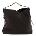 Monogram Large Beatrix Tote Dark Brown