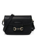Arabella Calfskin Horsebit 1955 Shoulder Bag Black