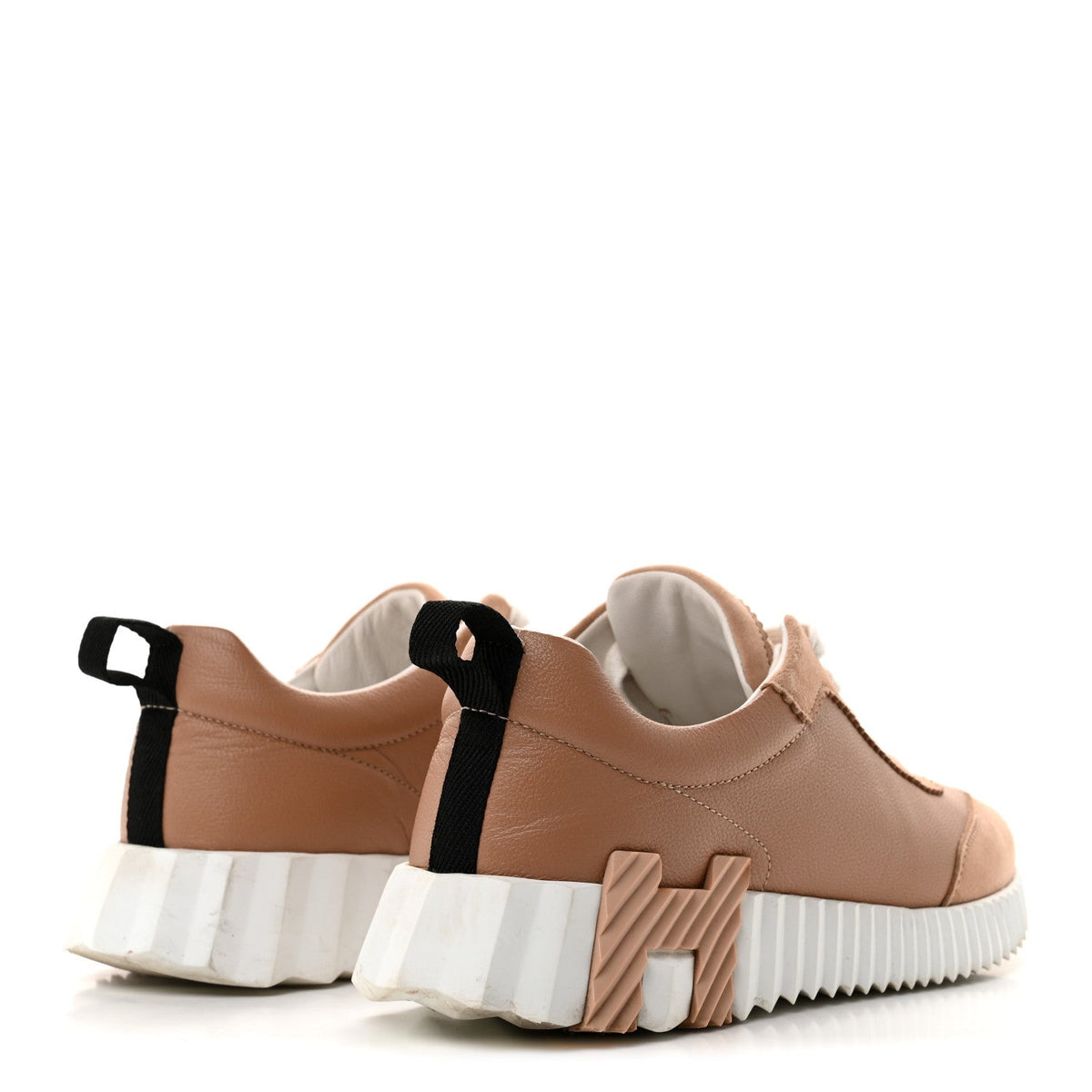 Sport Goatskin Suede Goatskin Womens Bouncing Sneakers 37 Beige Perlino