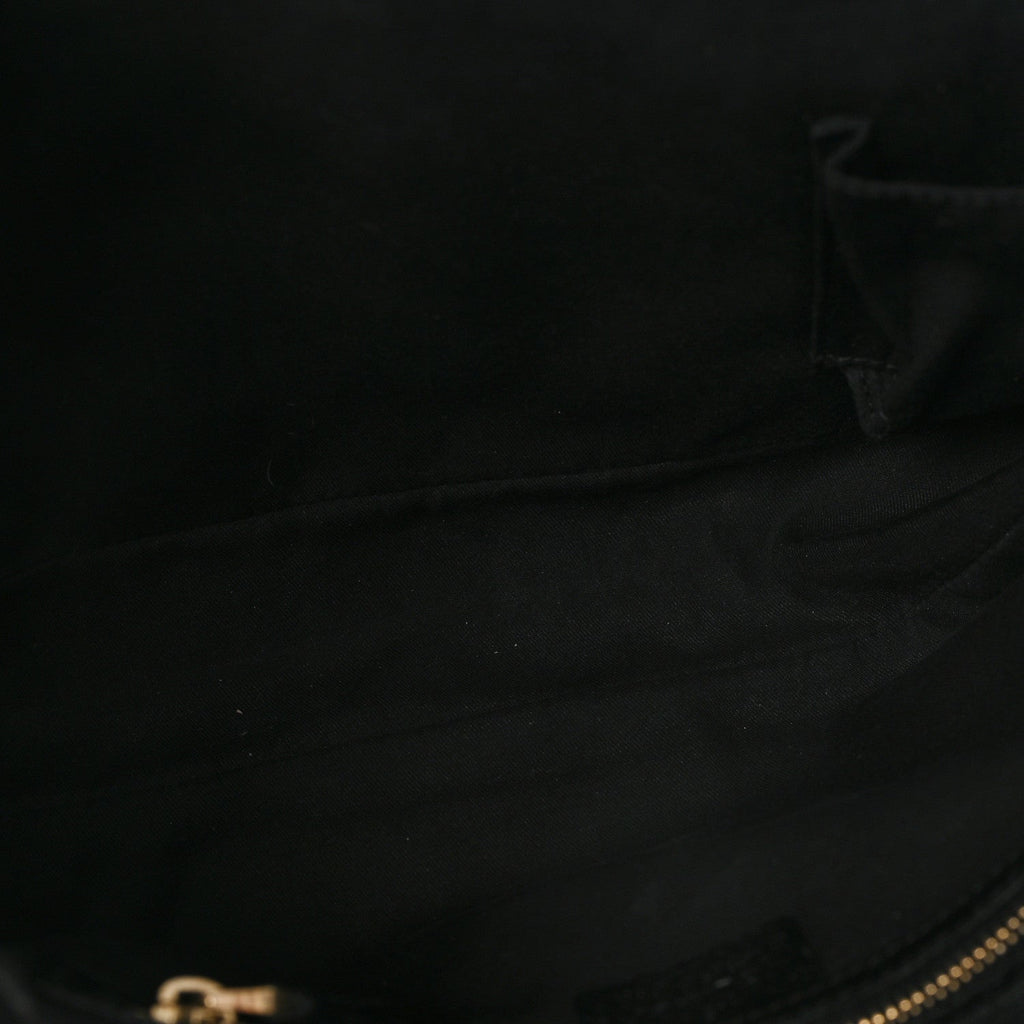 Monogram Medium Charmy Shoulder Bag Black