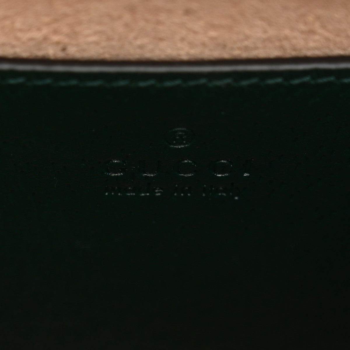 Textured Dollar Calfskin Web Mini Diana Tote Bag Vintage Green Pink