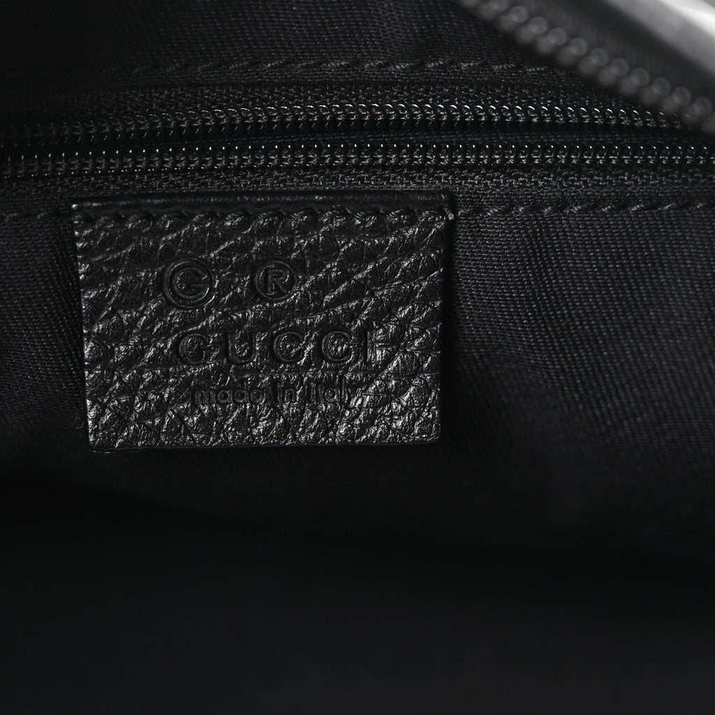 Nylon Monogram Abbey Messenger Bag Black