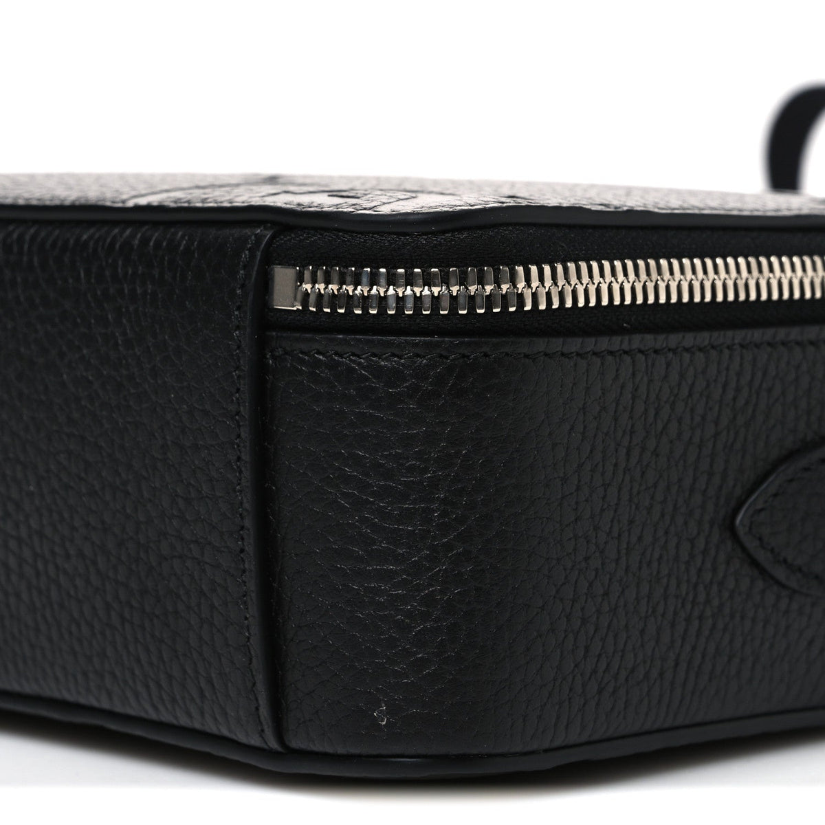 Piuma Calfskin Jumbo GG Embossed Super Mini Messenger Bag Black