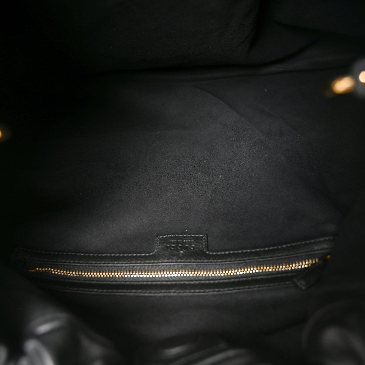 Calfskin Large Blondie Tote  Black