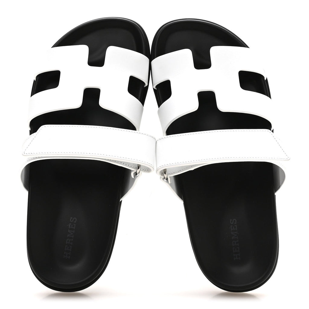 Calfskin Womens Chypre Sandals 37.5 White
