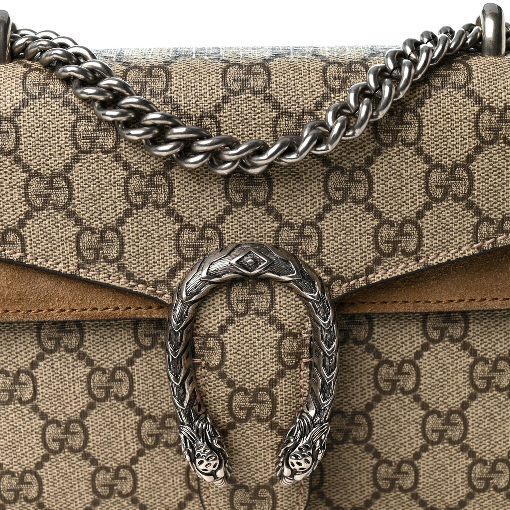 GG Supreme Monogram Mini Dionysus Shoulder Bag Taupe
