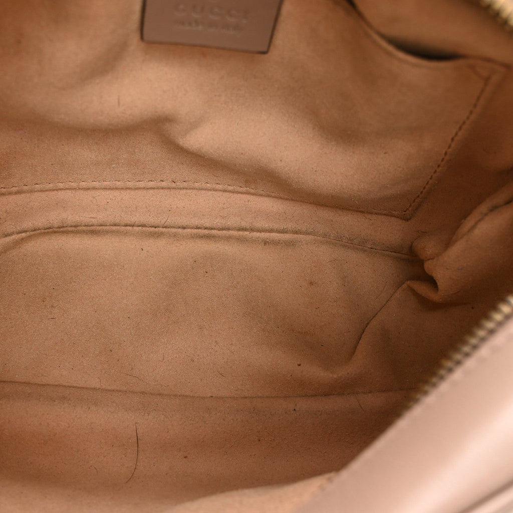 Calfskin Matelasse Small GG Marmont Chain Shoulder Bag Porcelain Rose