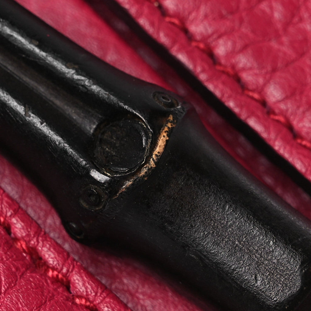 Cellarius Calfskin Medium Bamboo Backpack Petunia