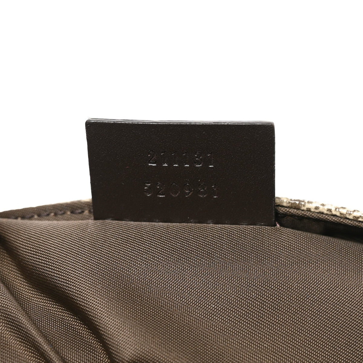 GG Plus Monogram Messenger Diaper Bag Dark Brown