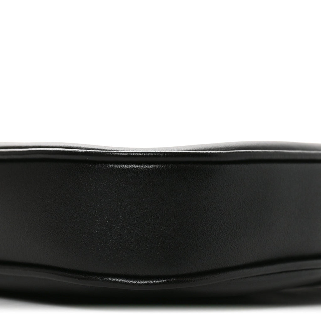 Calfskin Small Jackie Shoulder Bag Black