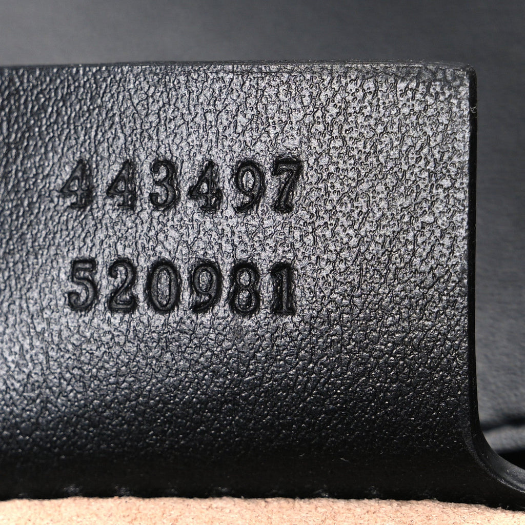 Calfskin Matelasse Small GG Marmont Shoulder Bag Black