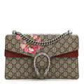 GG Supreme Monogram Blooms Small Dionysus Shoulder Bag Beige Multicolor Dry Rose