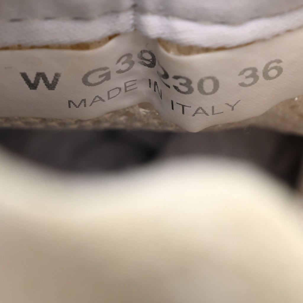 Nylon Suede Calfskin Printed CC Sneakers 37 White