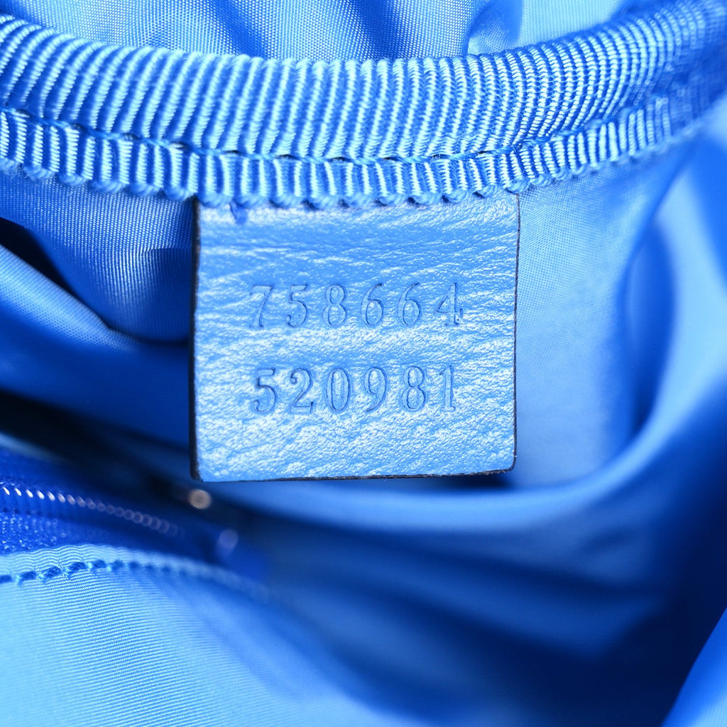 Crystal Monogram Web Medium Duffle Bag Blue