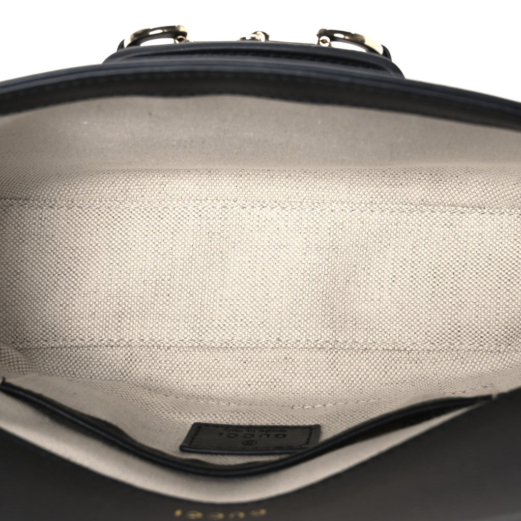 Arabella Calfskin Horsebit 1955 Shoulder Bag  Black