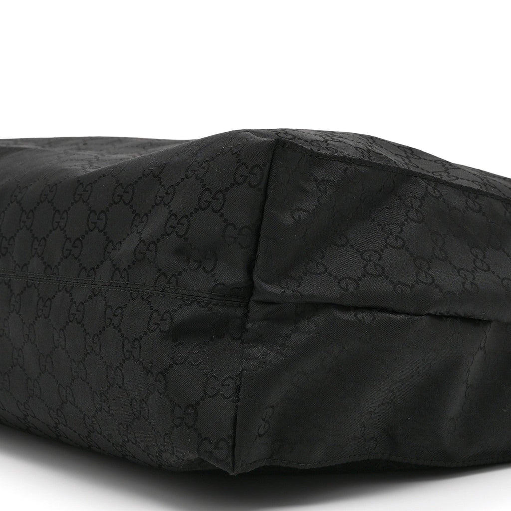 Nylon Monogram Vertical Tote Black