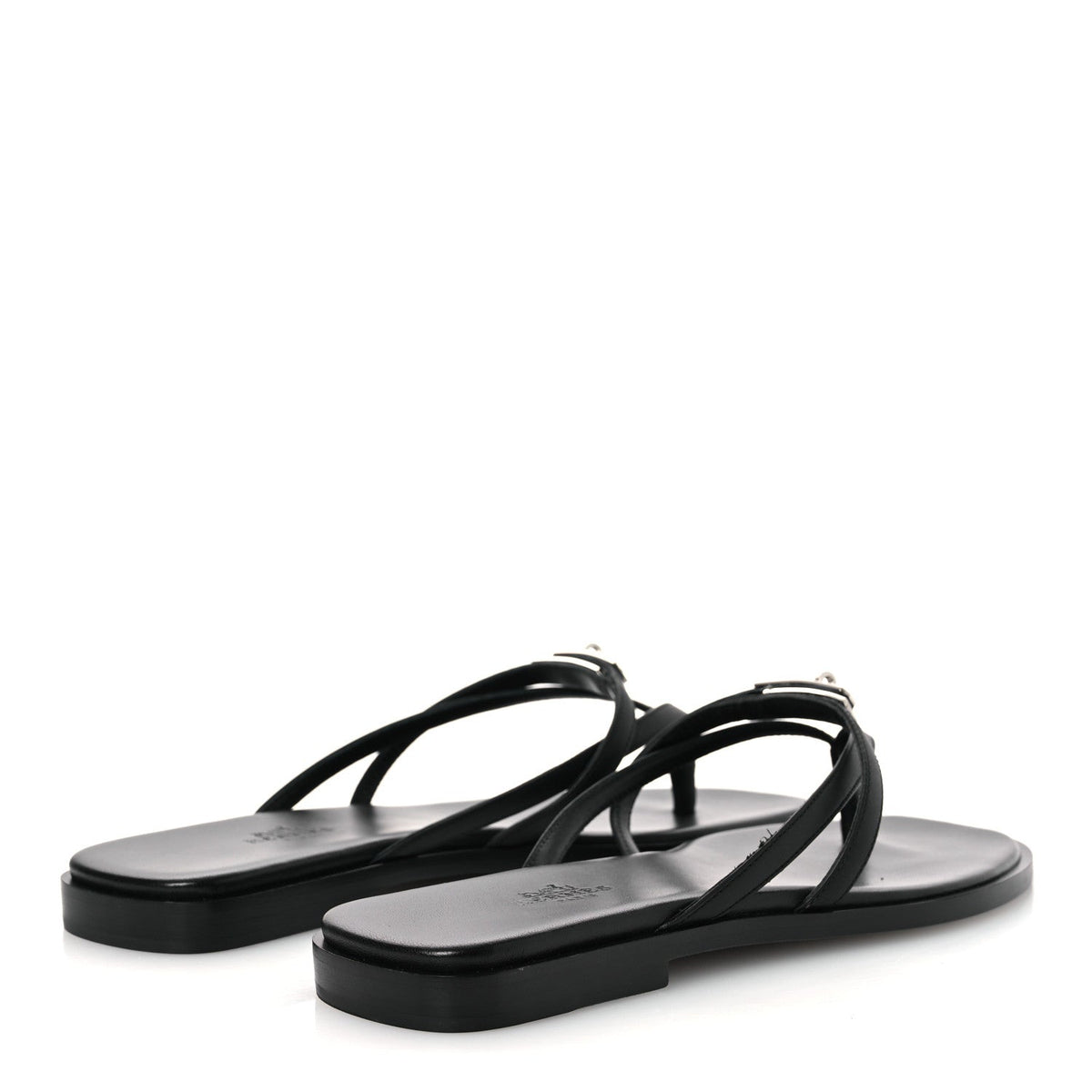 Calfskin Miss Sandals 37 Black
