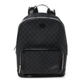 GG Supreme Monogram Textured Calfskin Retro Interlocking G Backpack Black
